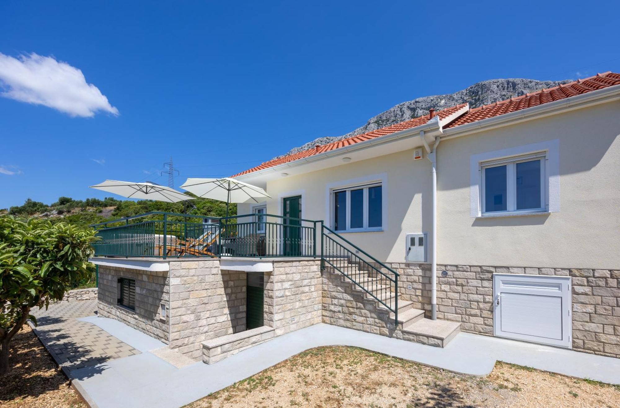 Private Villa Golden Hour With A View Of Split Area Kaštel Sućurac Eksteriør billede